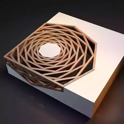 Hanako coffee table 3D model