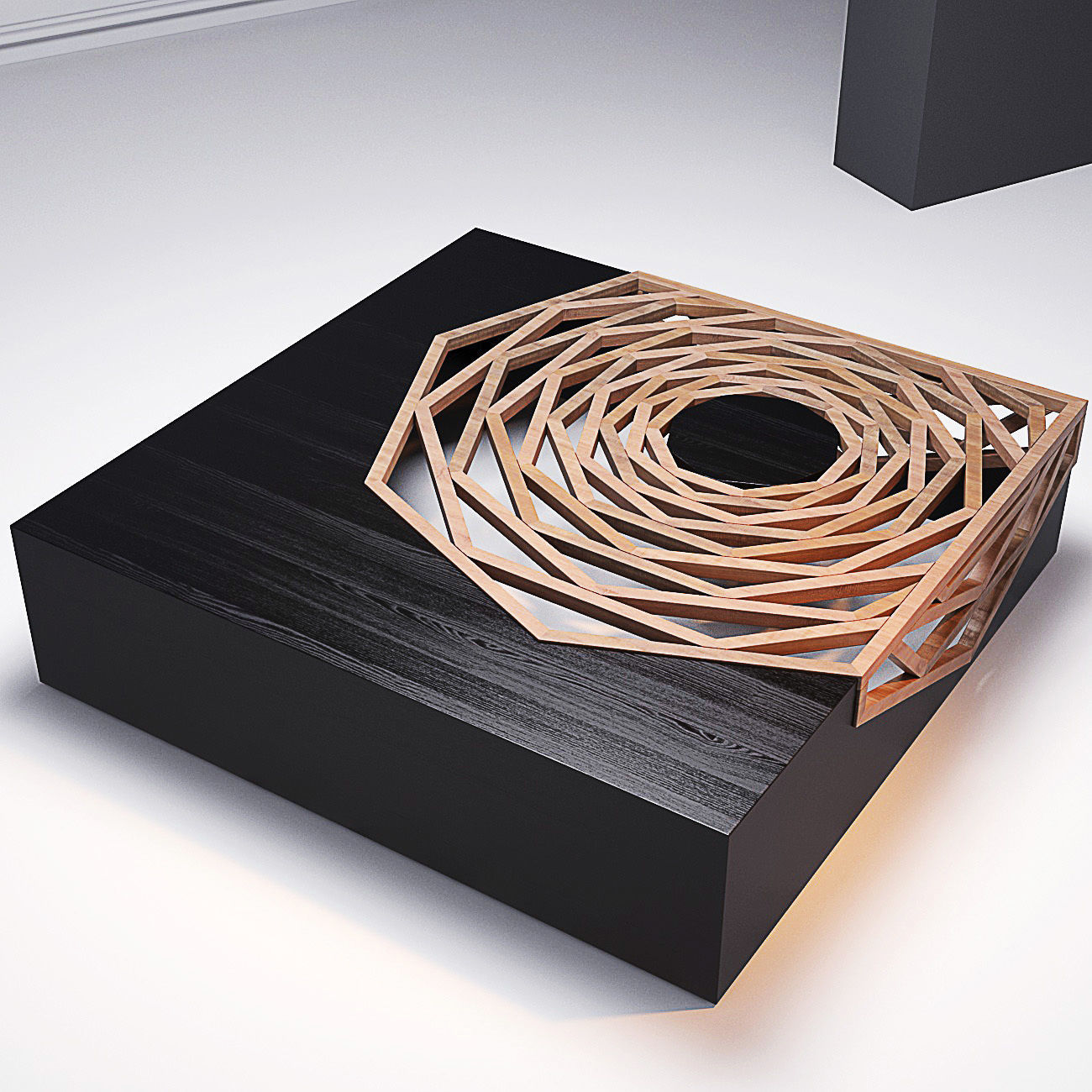 Hanako coffee table 3D model_6