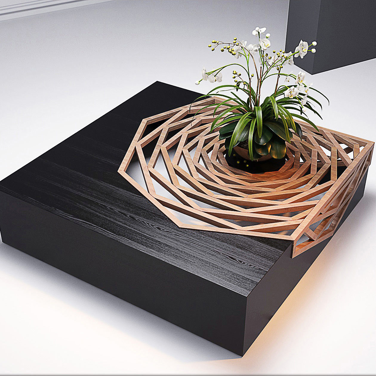 Hanako coffee table 3D model_1