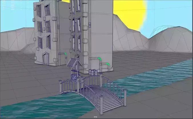 cartoon house cartoon town toon house toon town