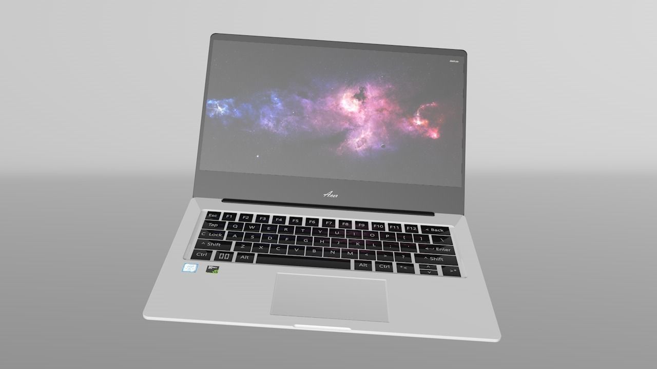 Notbook air acer 2017 Free 3D model_2