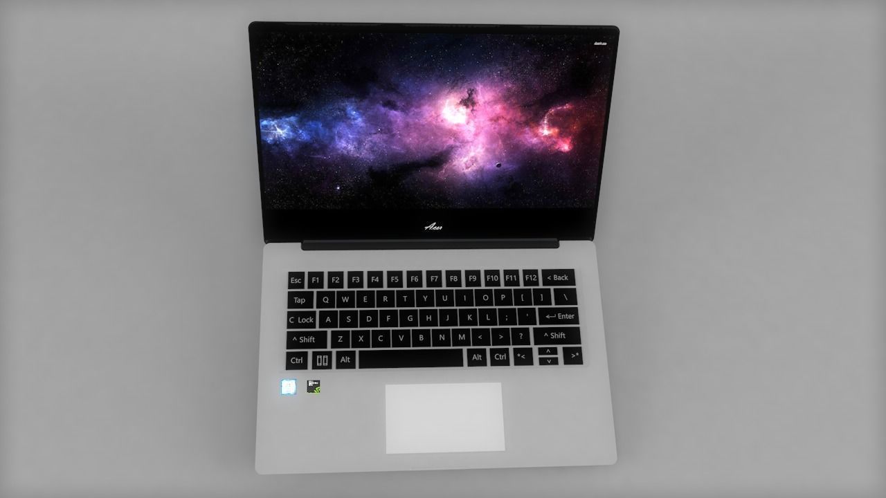 Notbook air acer 2017 Free 3D model_3