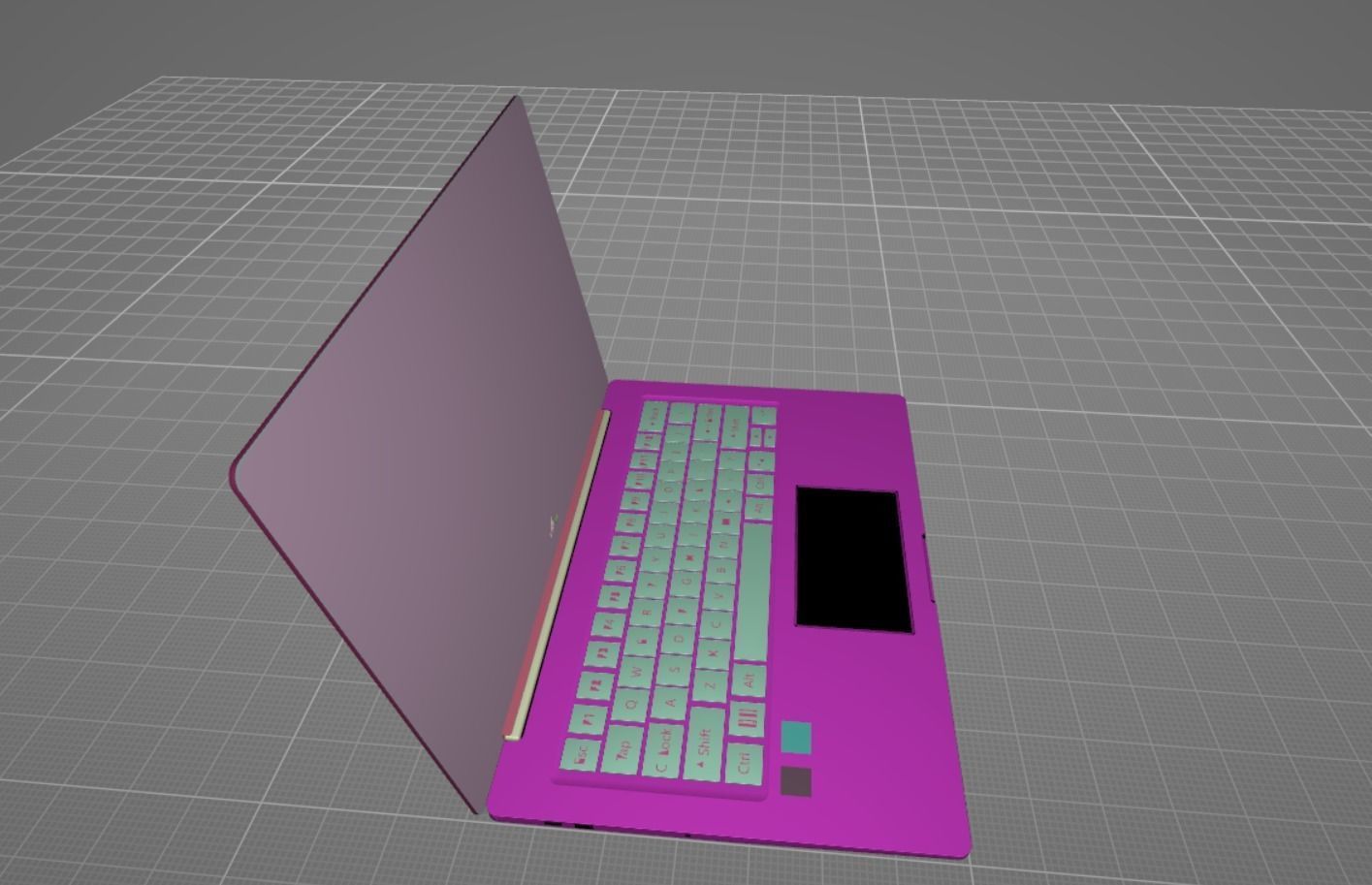 Notbook air acer 2017 Free 3D model_7