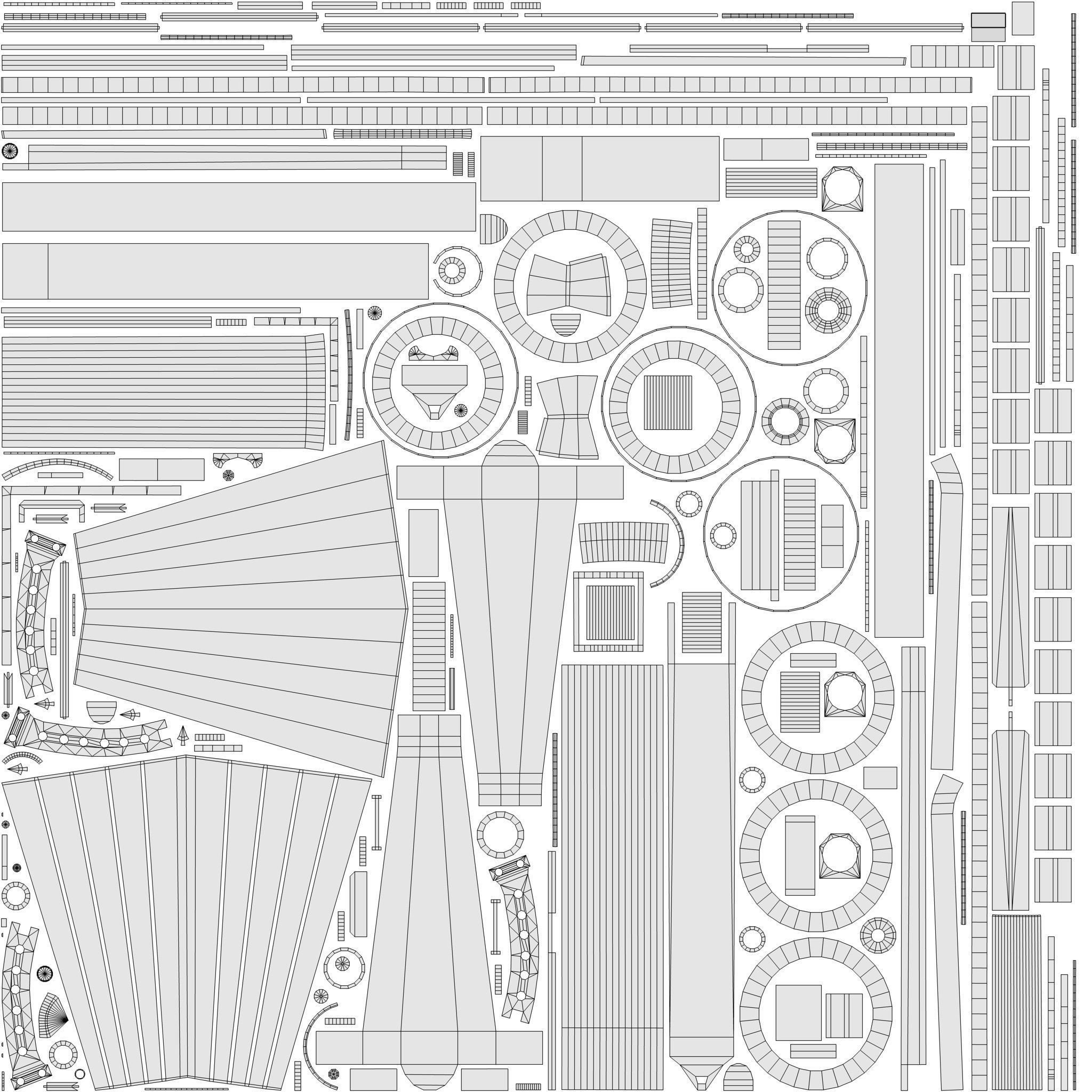 Da Vinci Cannon Game-ready model Free low-poly 3D model_11