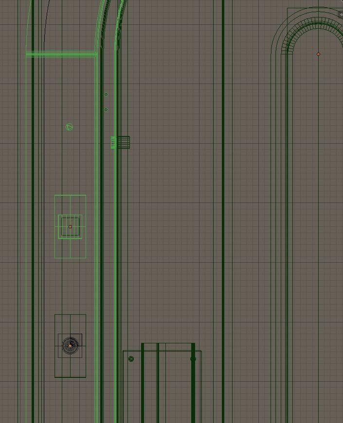 European vintage elevator - Arched model 3D model_13