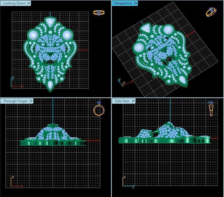 Pendant T00912 3D print model_2