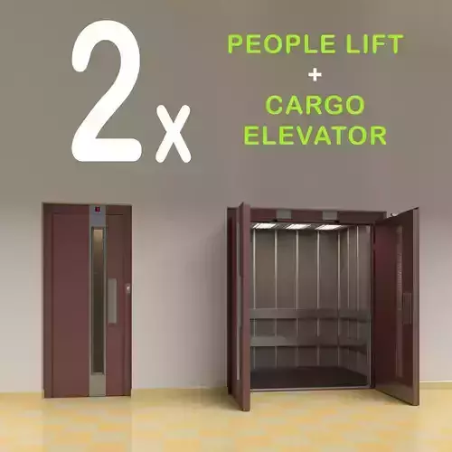 2x People Lift and Cargo Elevator
