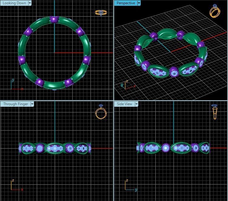 Ring T00919 3D print model_2