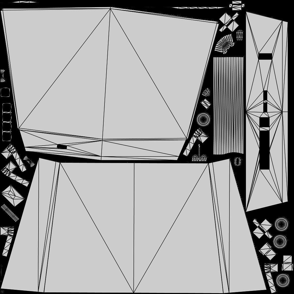 Modern Wifi Router game-ready asset Free low-poly 3D model_10