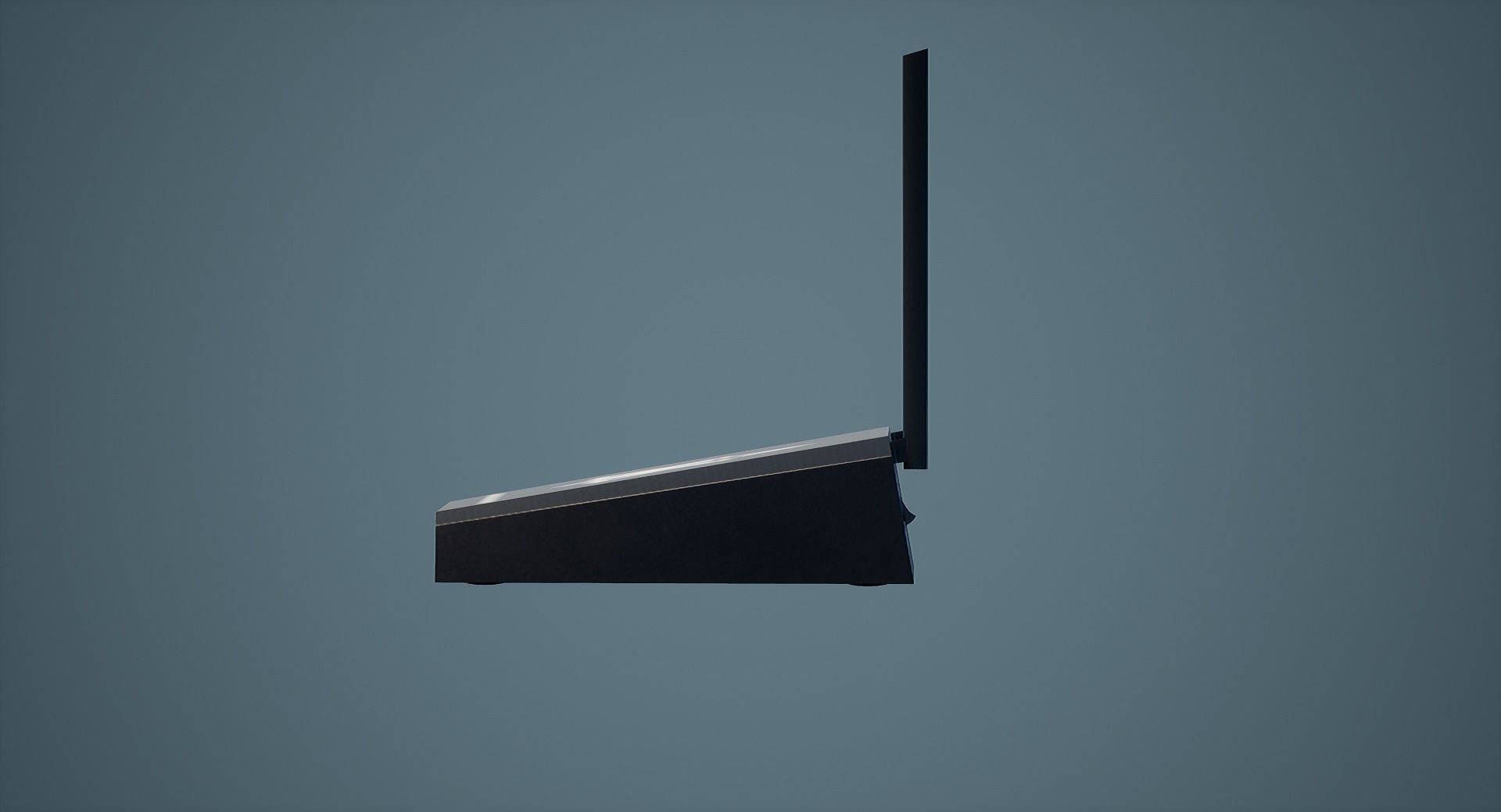 Modern Wifi Router game-ready asset Free low-poly 3D model_6