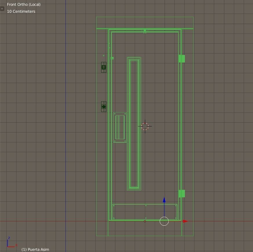 European vintage elevator 3D model_10