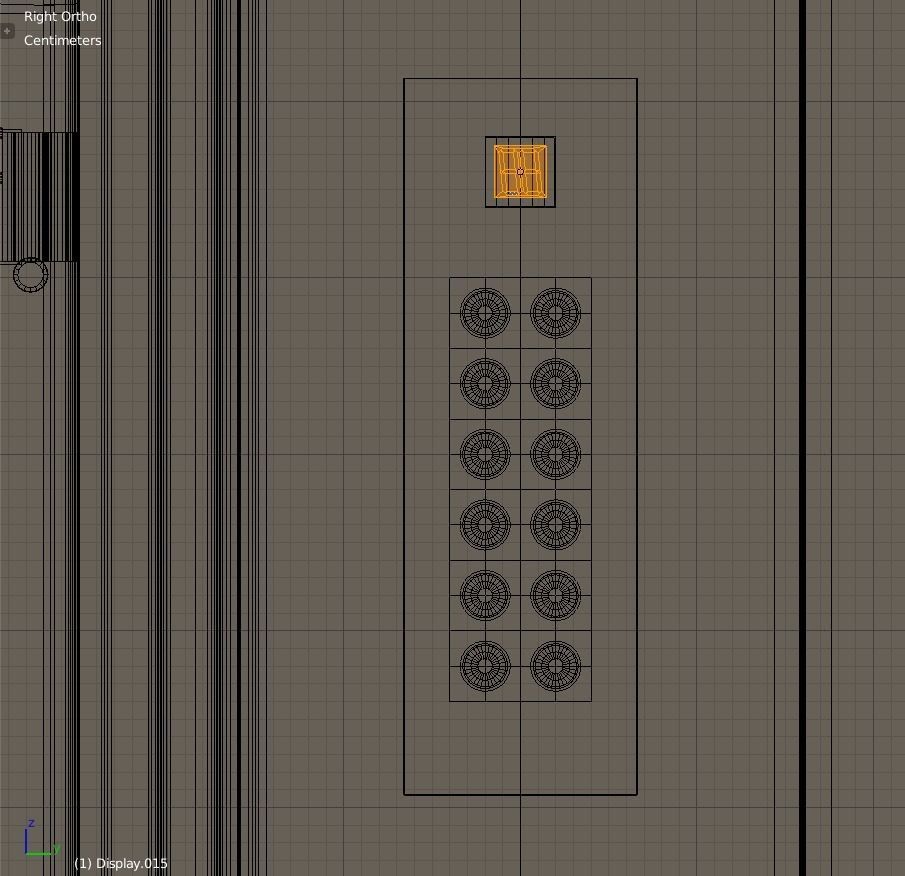 European vintage elevator 3D model_11