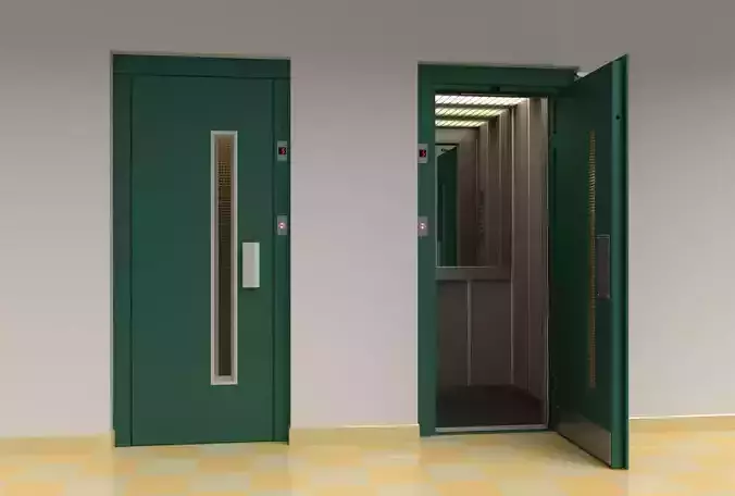 European vintage elevator 3D model