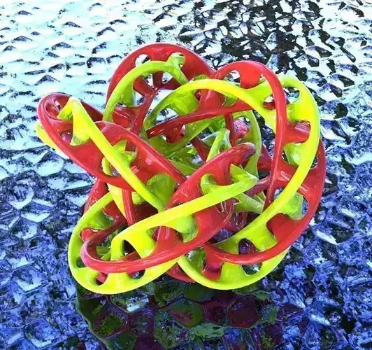 Mobius Torus Knot Type-3 3D print model
