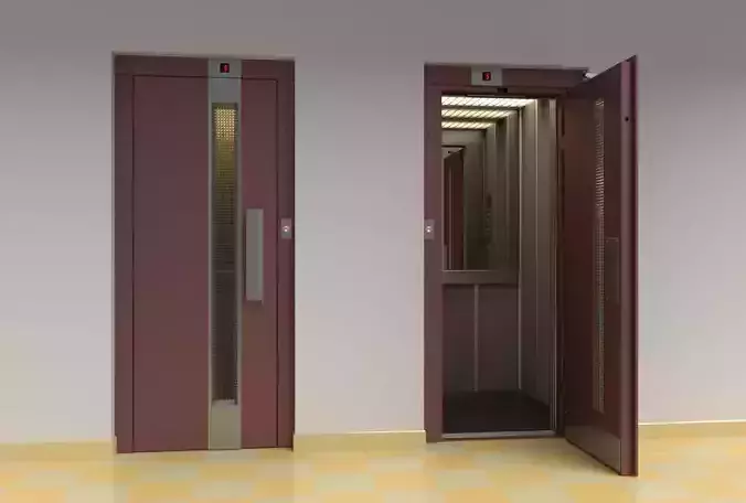 Vintage european elevator