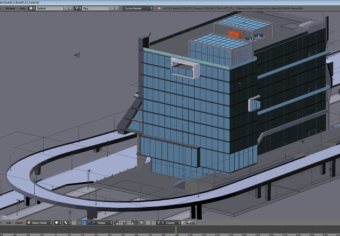 Building 5 3D model_7