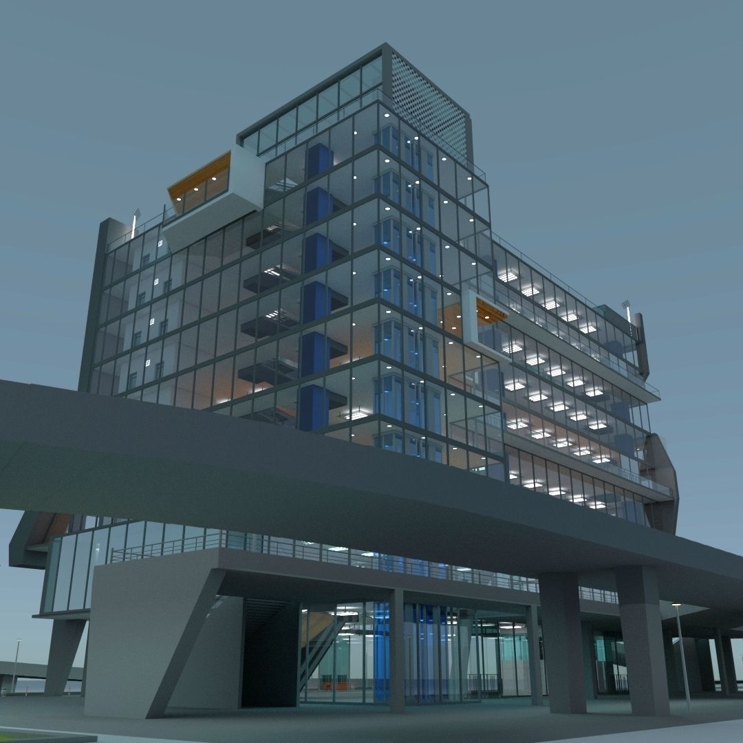 Building 5 3D model_2