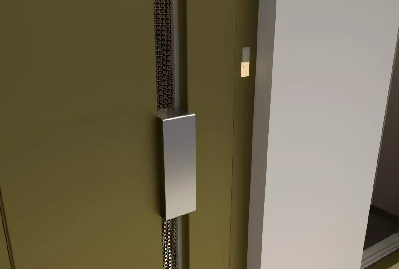 Vintage european elevator 3D model_0