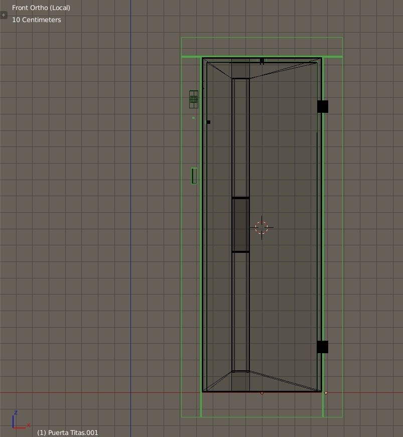 Vintage european elevator 3D model_8