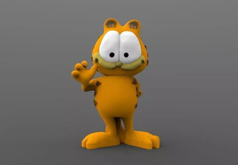 Garfield cat 3D print model