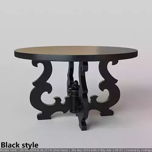 French Country Round Dining Table