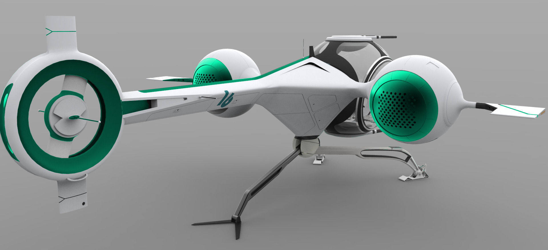  Helicopter - Obl 3D Model SLDPRT SLDASM SLDDRW  CGTrader.com