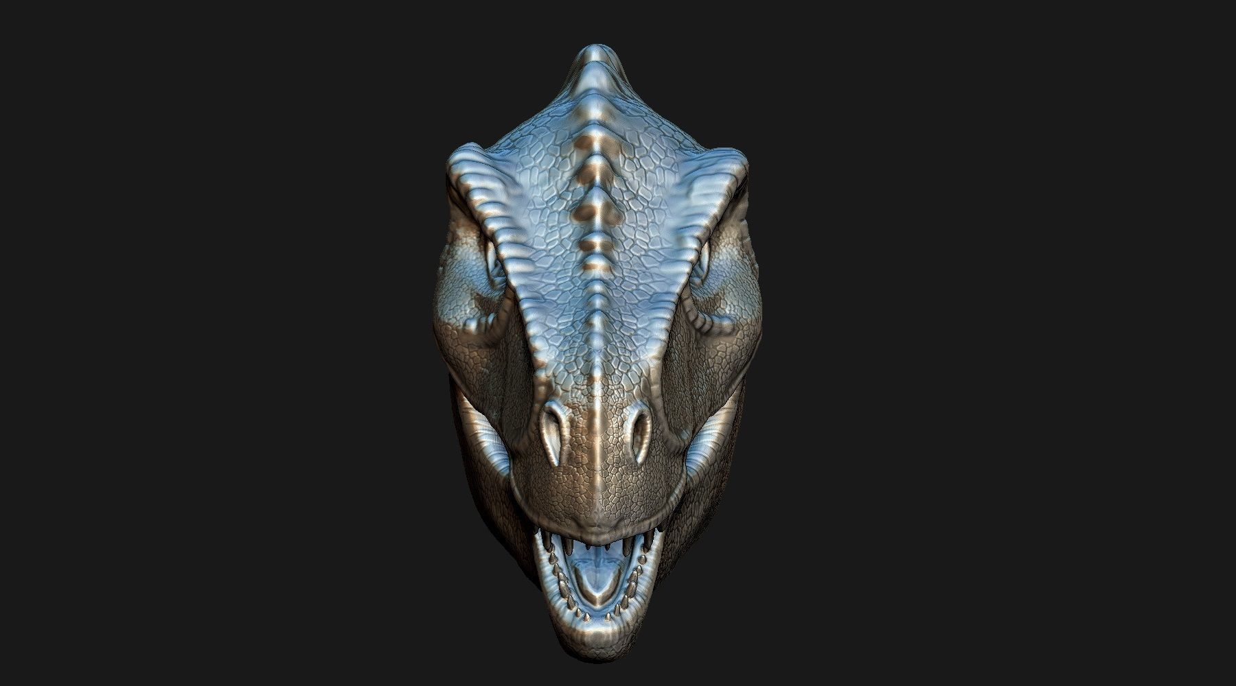 T-Rex Head 3D model for print 3D print model_5