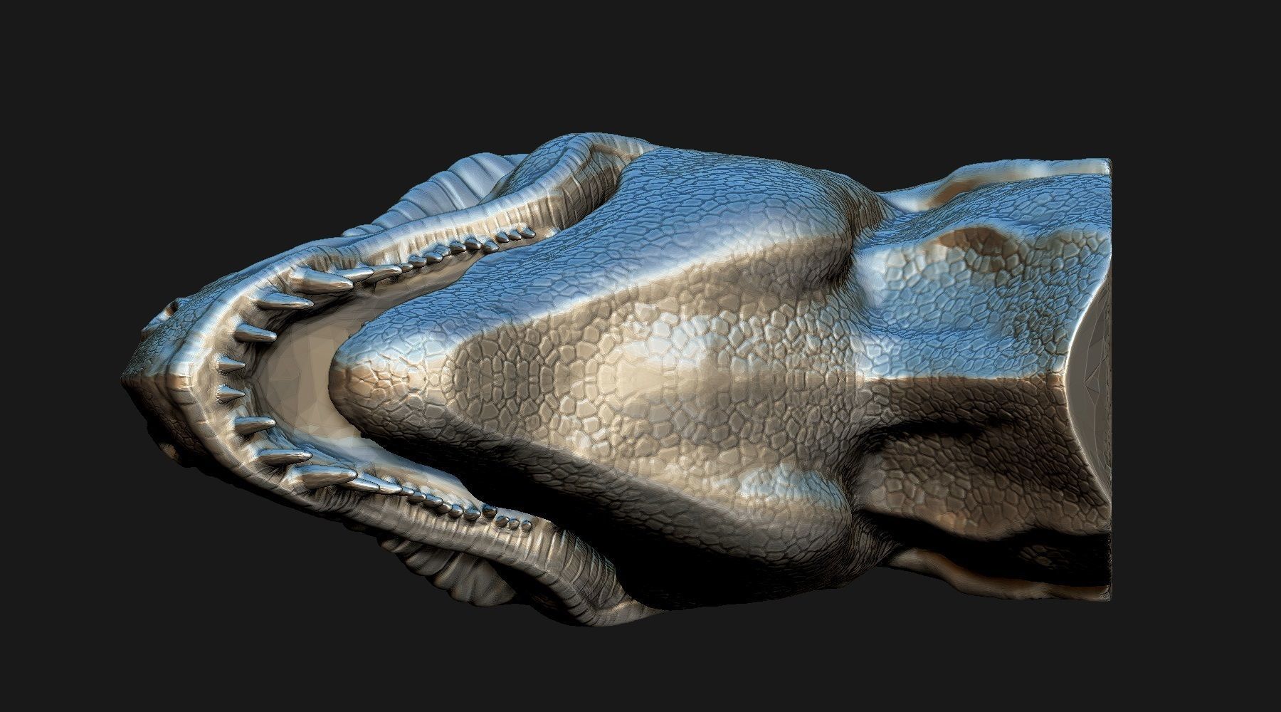 T-Rex Head 3D model for print 3D print model_6