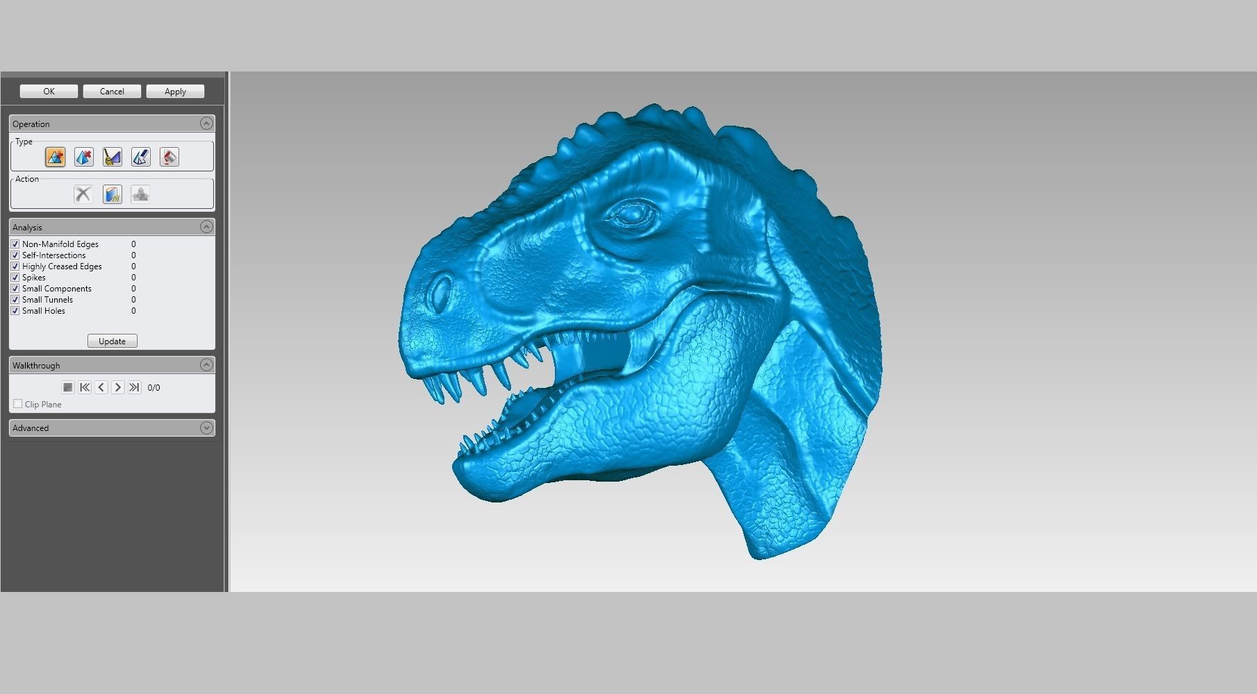 T-Rex Head 3D model for print 3D print model_10