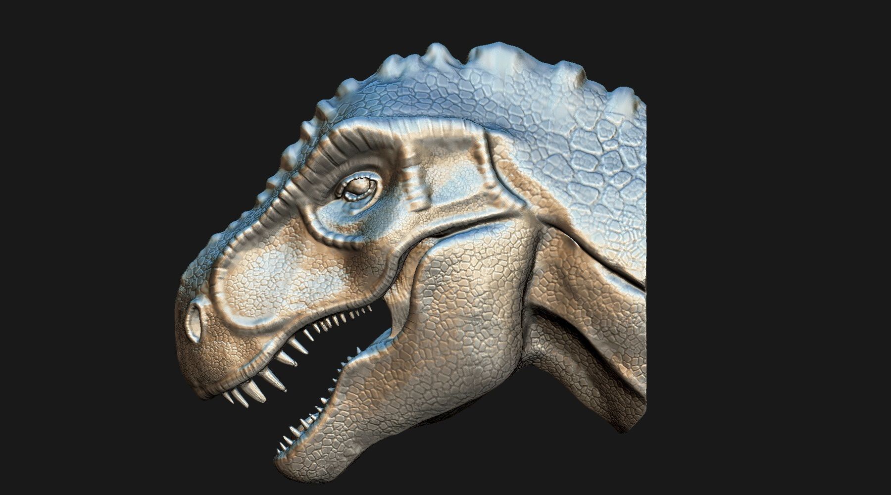 T-Rex Head 3D model for print 3D print model_4