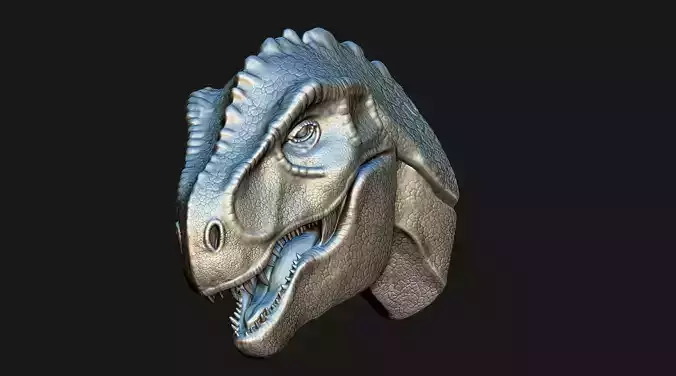 T-Rex Head 3D model for print 3D print model