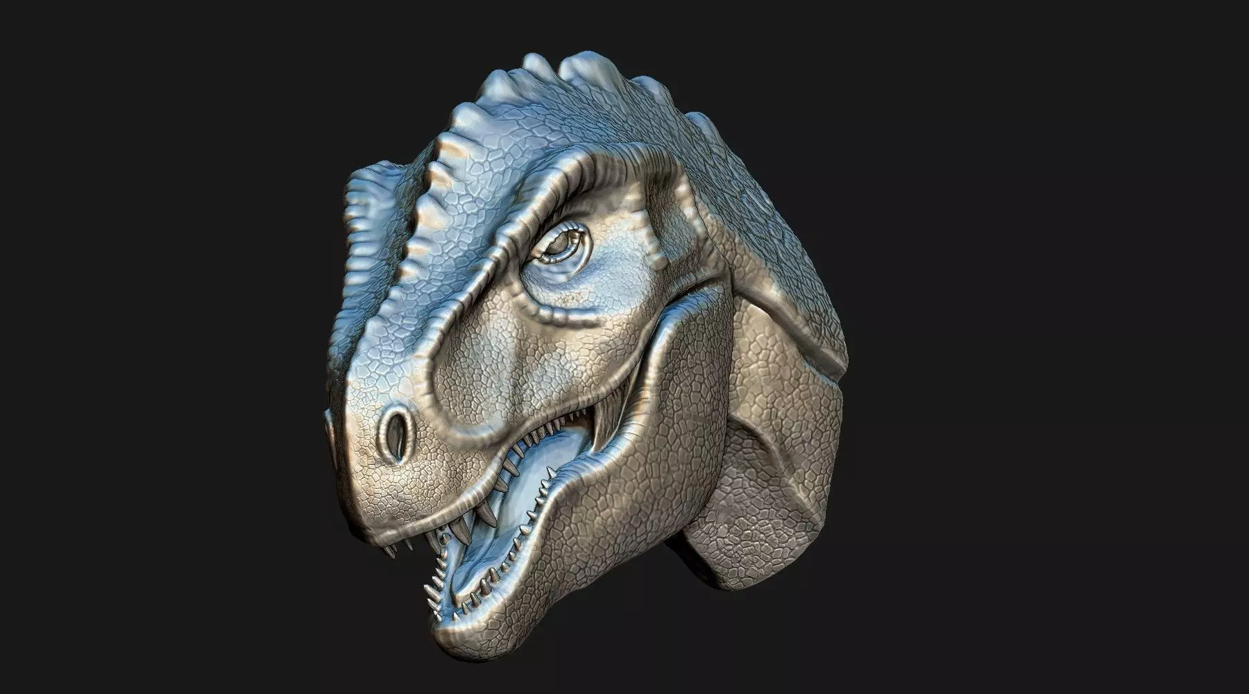 T-Rex Head 3D model for print 3D print model_0