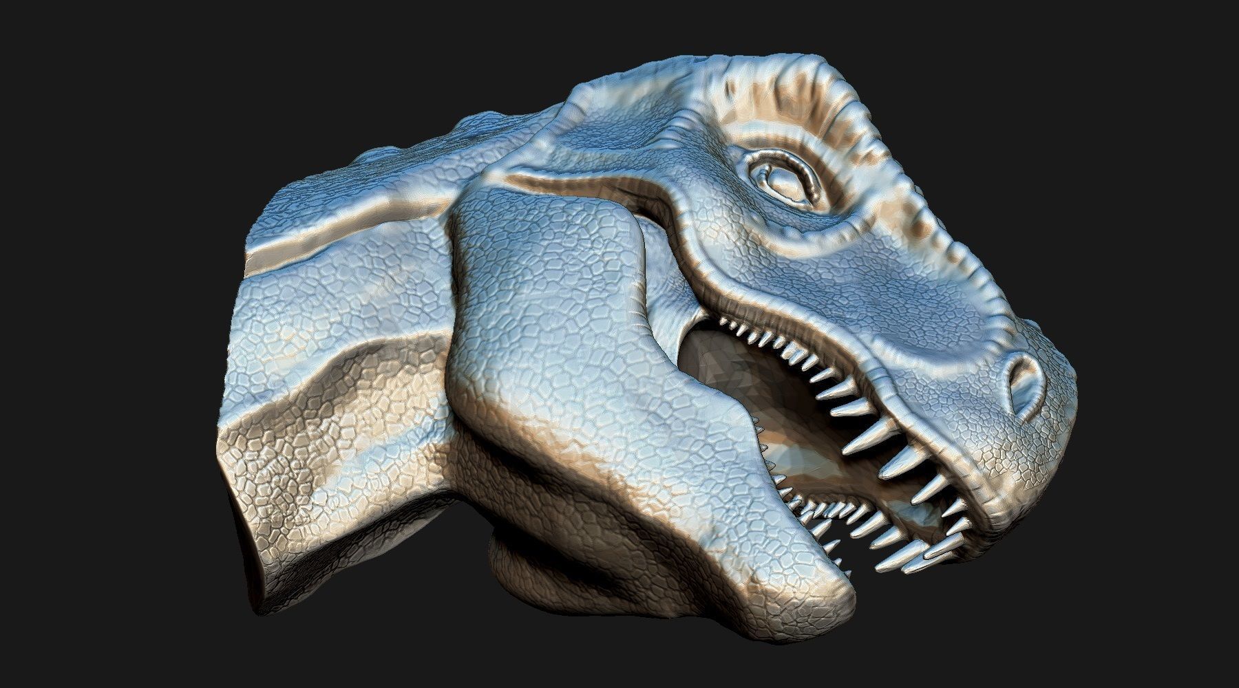 T-Rex Head 3D model for print 3D print model_9