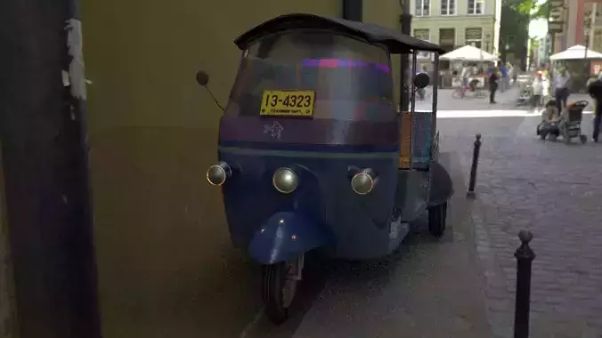 Tuk tuk CGI  model