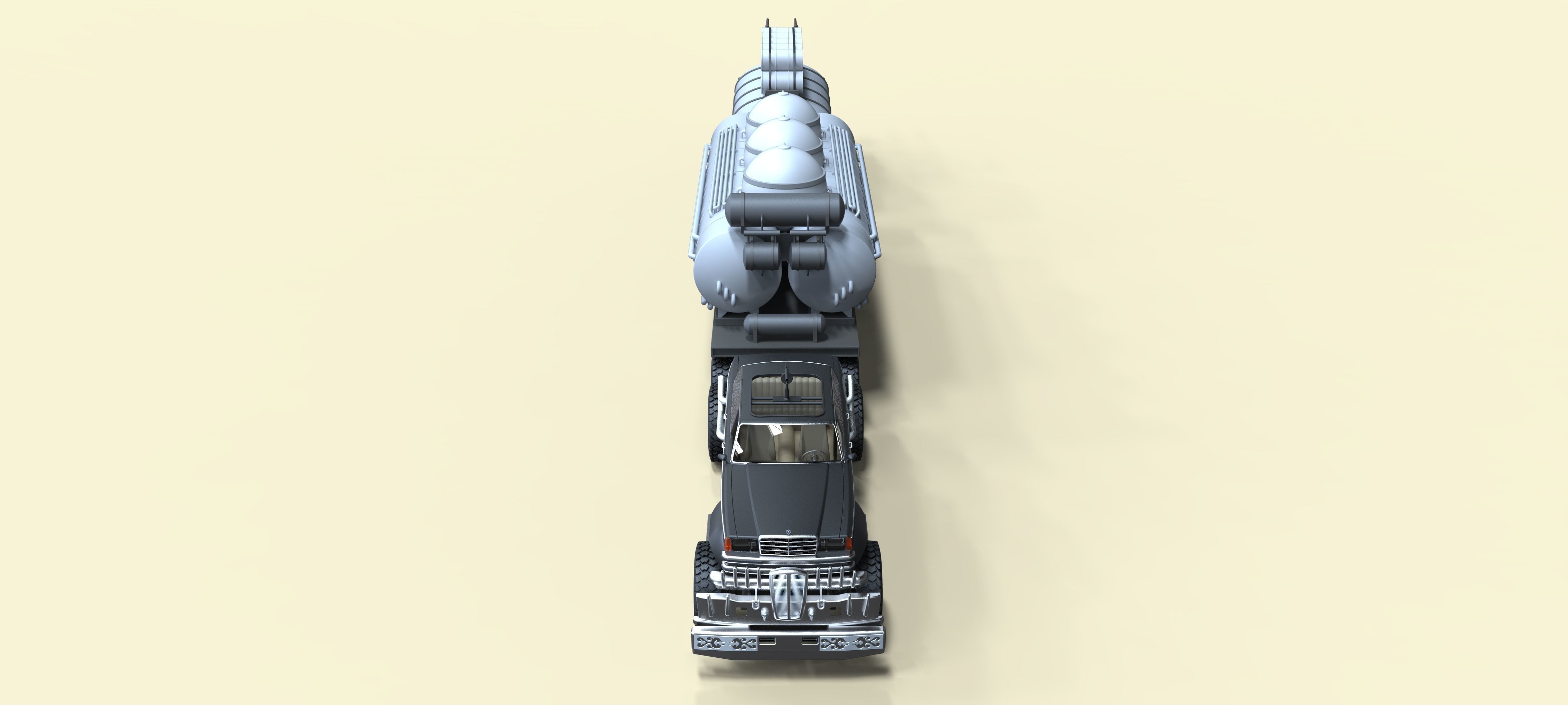 People eater fuel truck from movie Mad Max Fury road 3D model_4