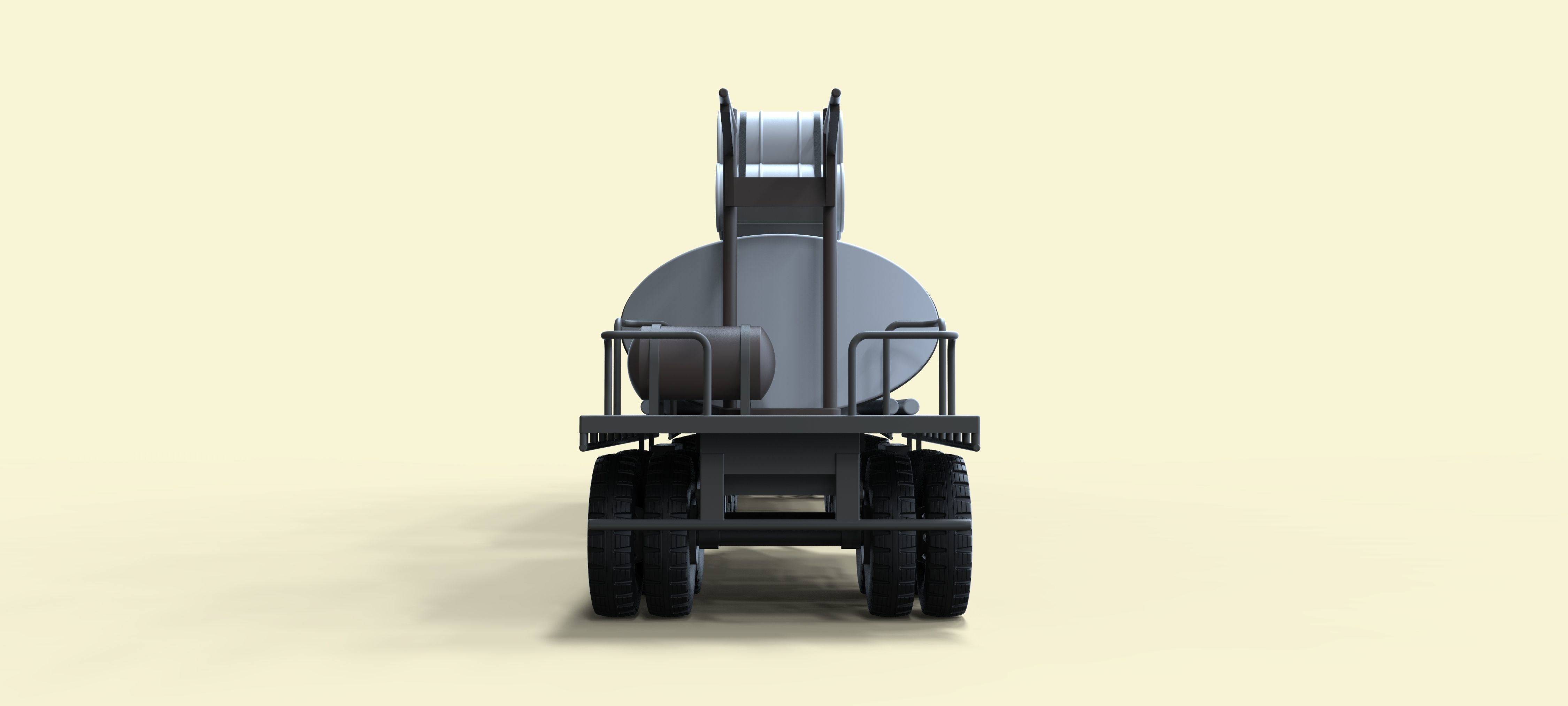 People eater fuel truck from movie Mad Max Fury road 3D model_14