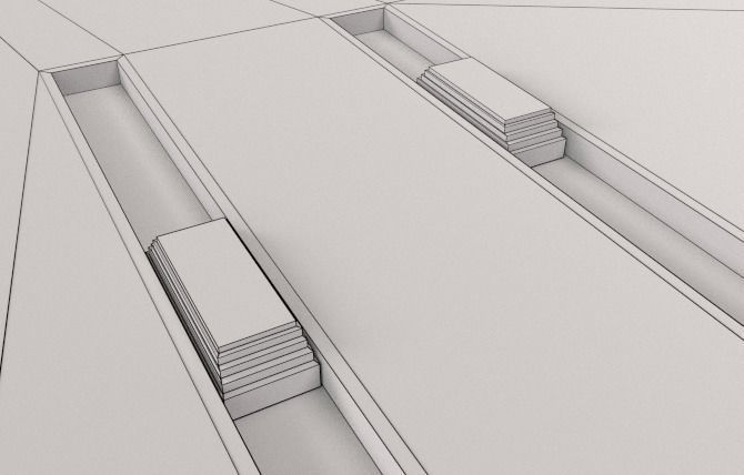 Cassette Tape Recorder Low-poly 3D model_5