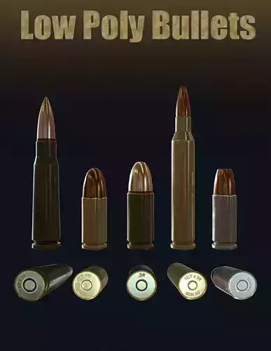 Low Poly Bullets