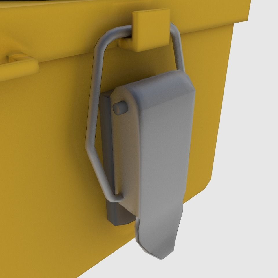 Geiger Counter Low-poly 3D model_8