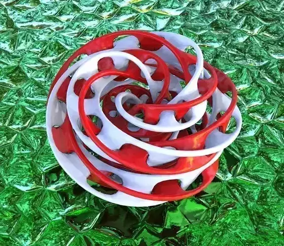 Mobius Torus Knot Type-4 3D print model