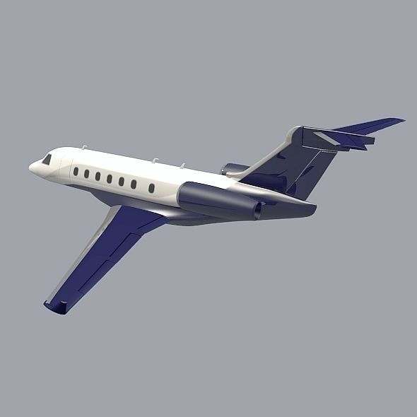 Embraer Legacy 500 private jet 3D model_5