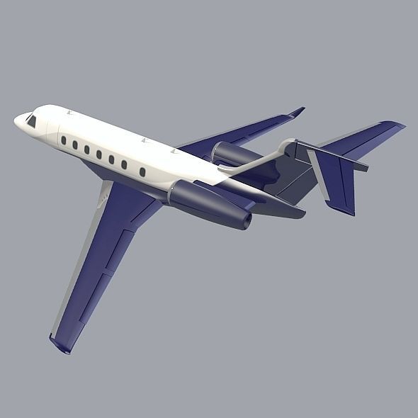 Embraer Legacy 500 private jet 3D model_4