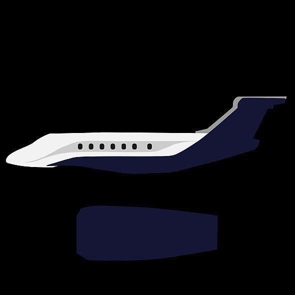 Embraer Legacy 500 private jet 3D model_8