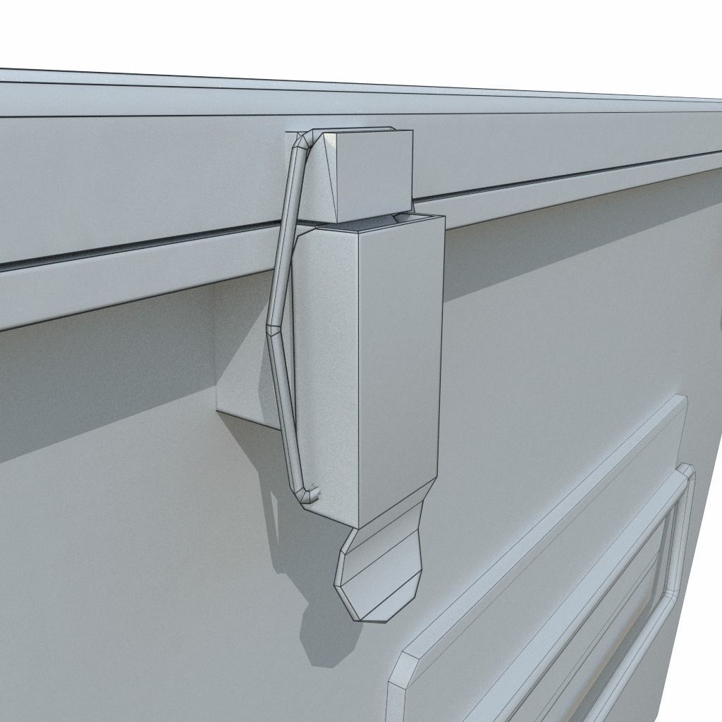 Military First Aid Kit Low-poly 3D model_7