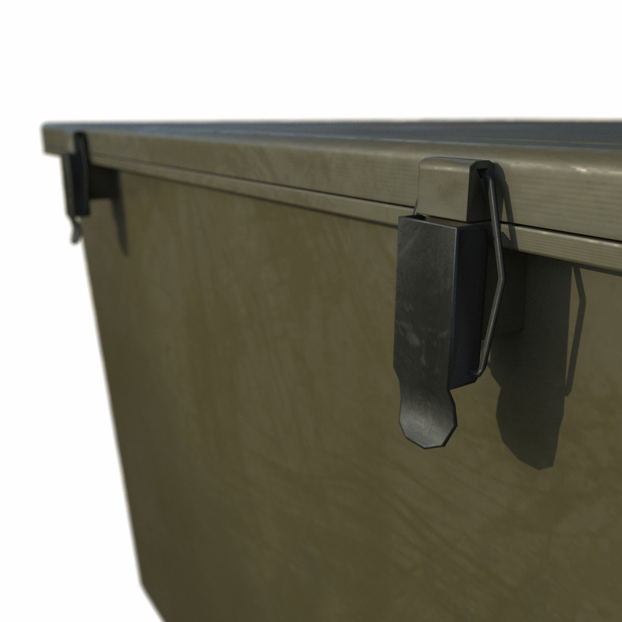 Military First Aid Kit Low-poly 3D model_6