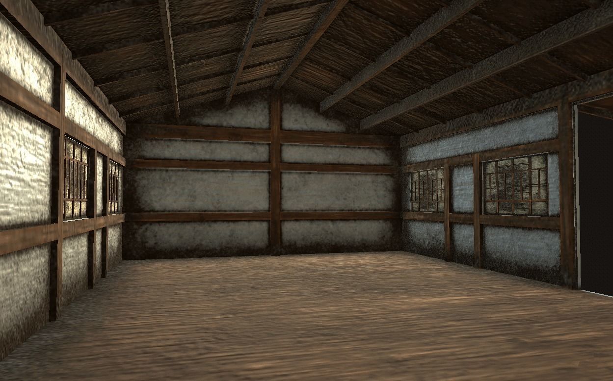 Medieval House Low-poly 3D model_6