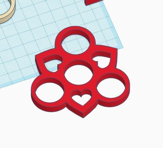 Heart Fidget Spinner Free 3D print model_1