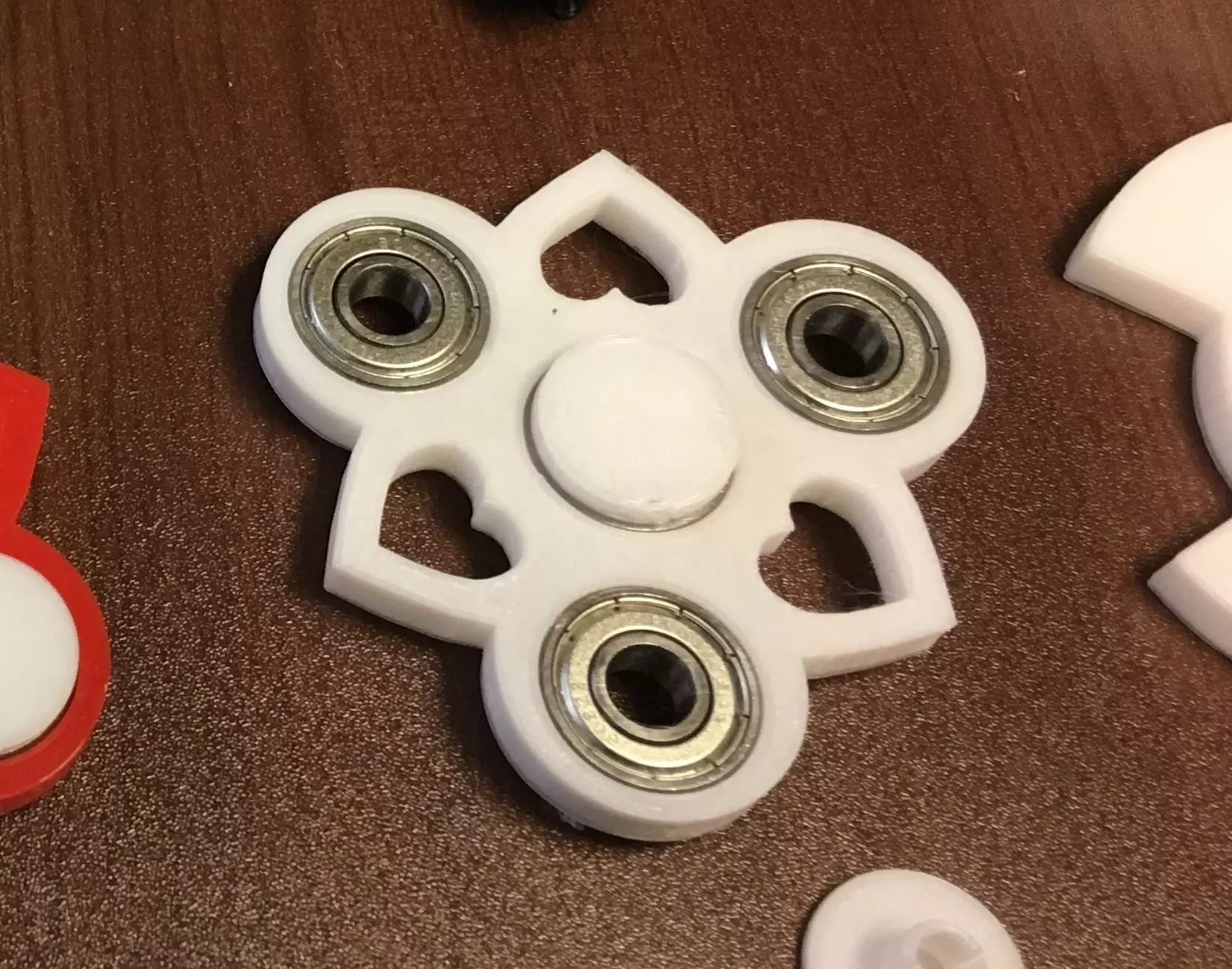 Heart Fidget Spinner Free 3D print model_0