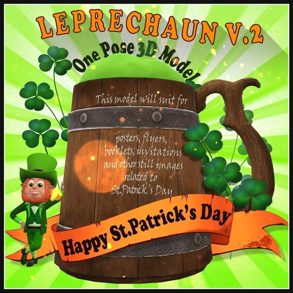 Leprechaun V2 3D model_0