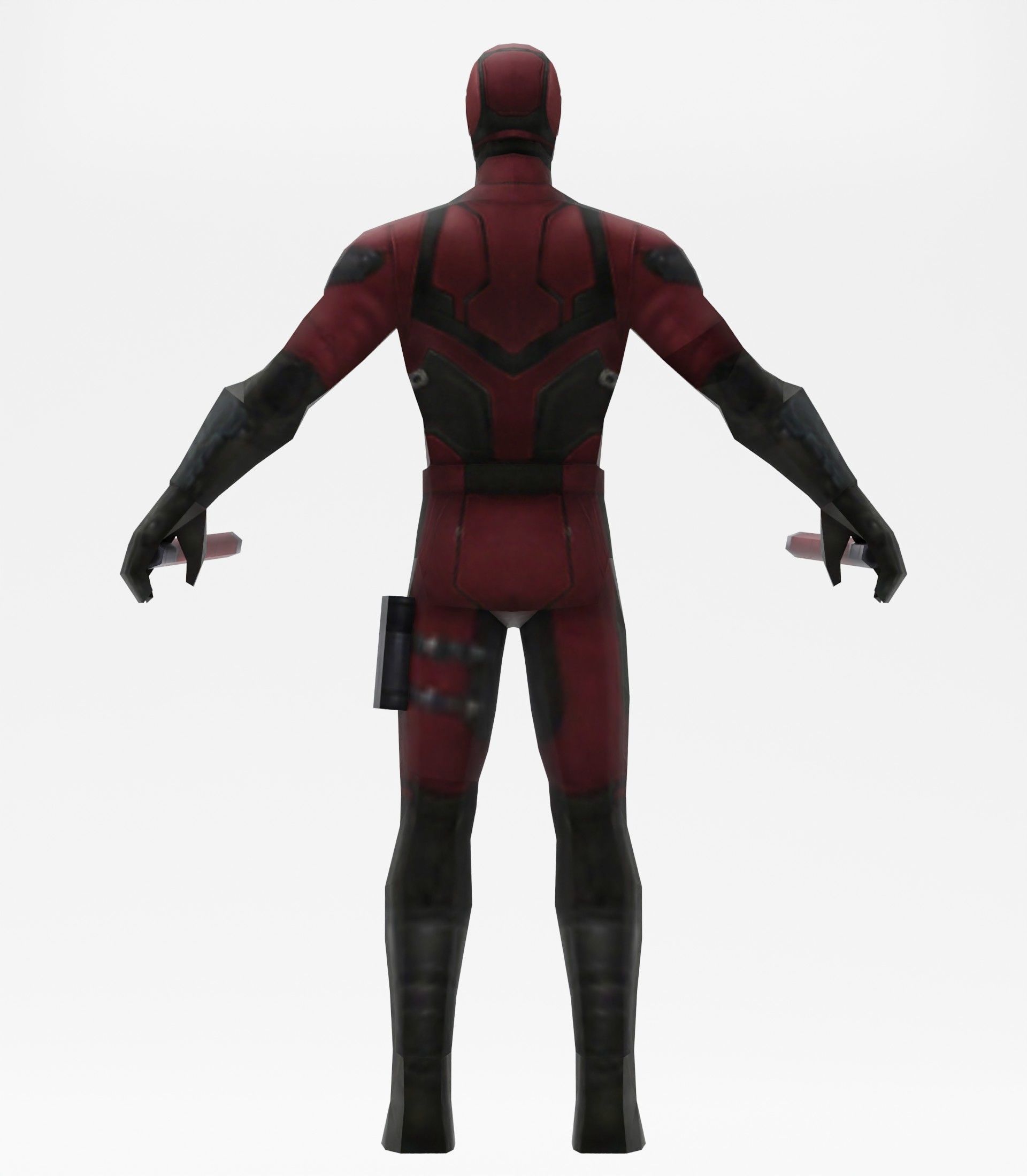 Daredevil avengers Low-poly 3D model_10